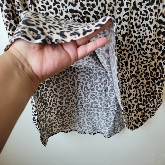 Maurices Plus Size 24/7 Flawless Leopard Tunic Top - Picture 5 of 7